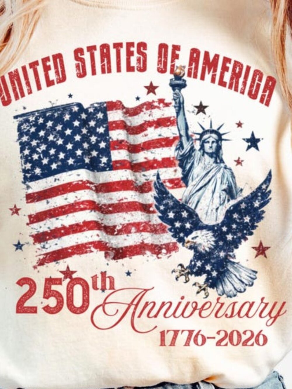United States of America 250th Anniversary Shirt Patriotic Tee - Picture 2 of 3